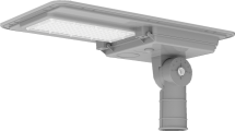 LL-LKD-15W Réverbère LED Sloar intégré